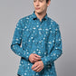 Valbone Men Printed Giza Cotton Casual Shirt