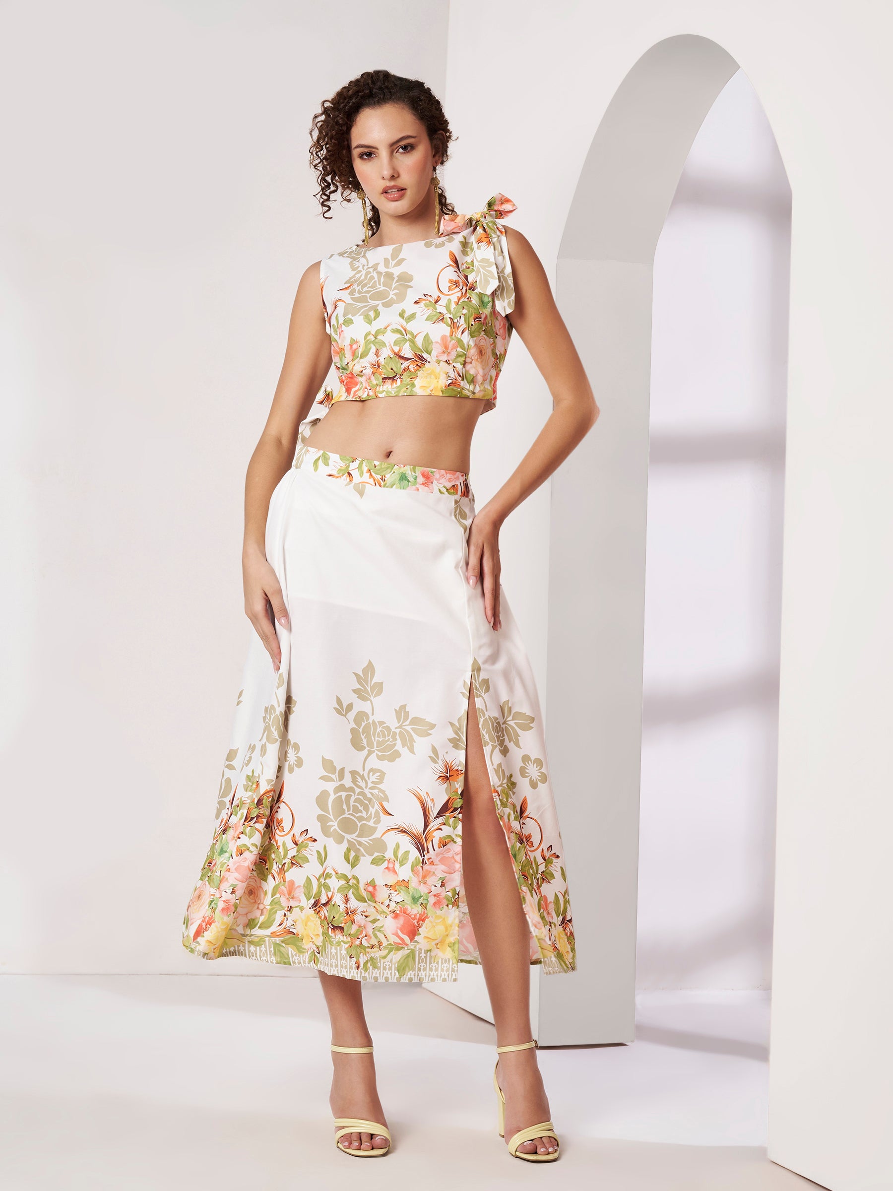 Women's Tropical Print Co-Ord Set