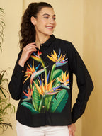 stunning Tropical Print Shirt