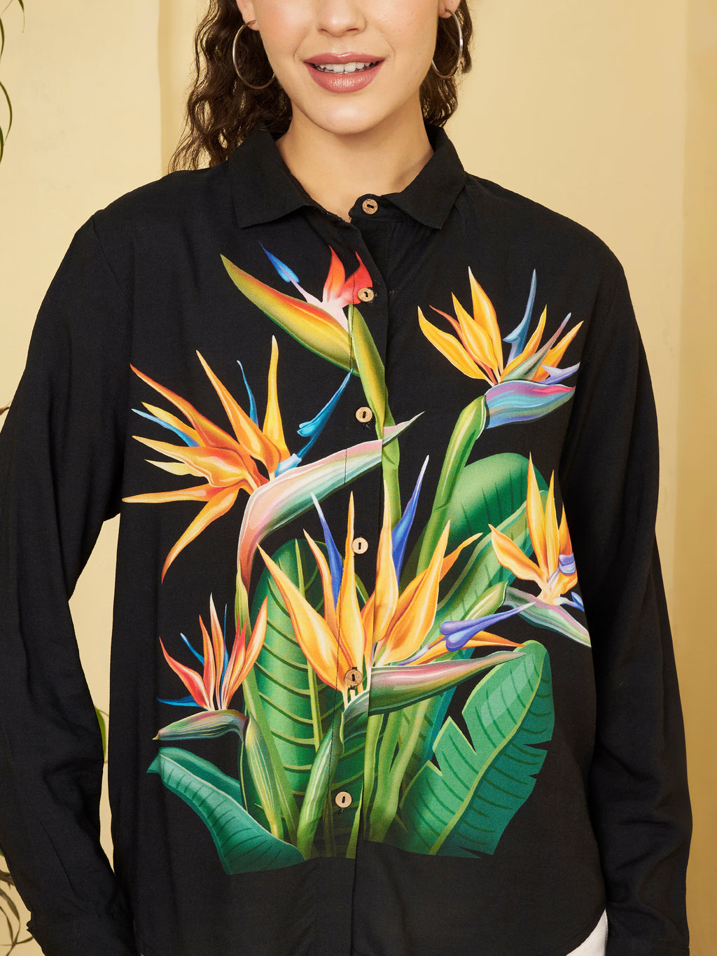 stunning Tropical Print Shirt