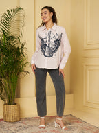 Graphic Music Print Shirt