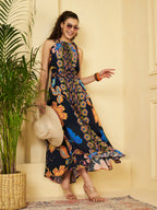 Halter Neck Maxi Dress