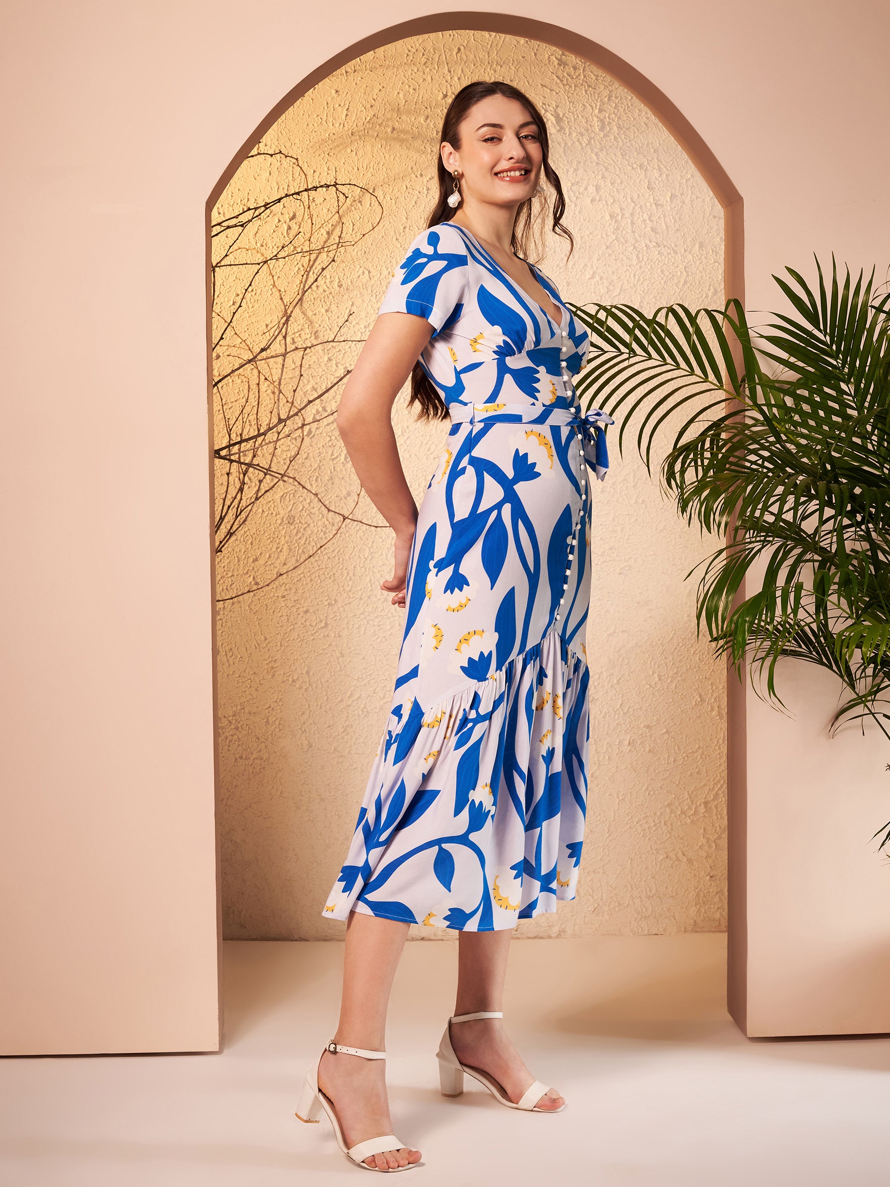 Button-Down Midi Dress