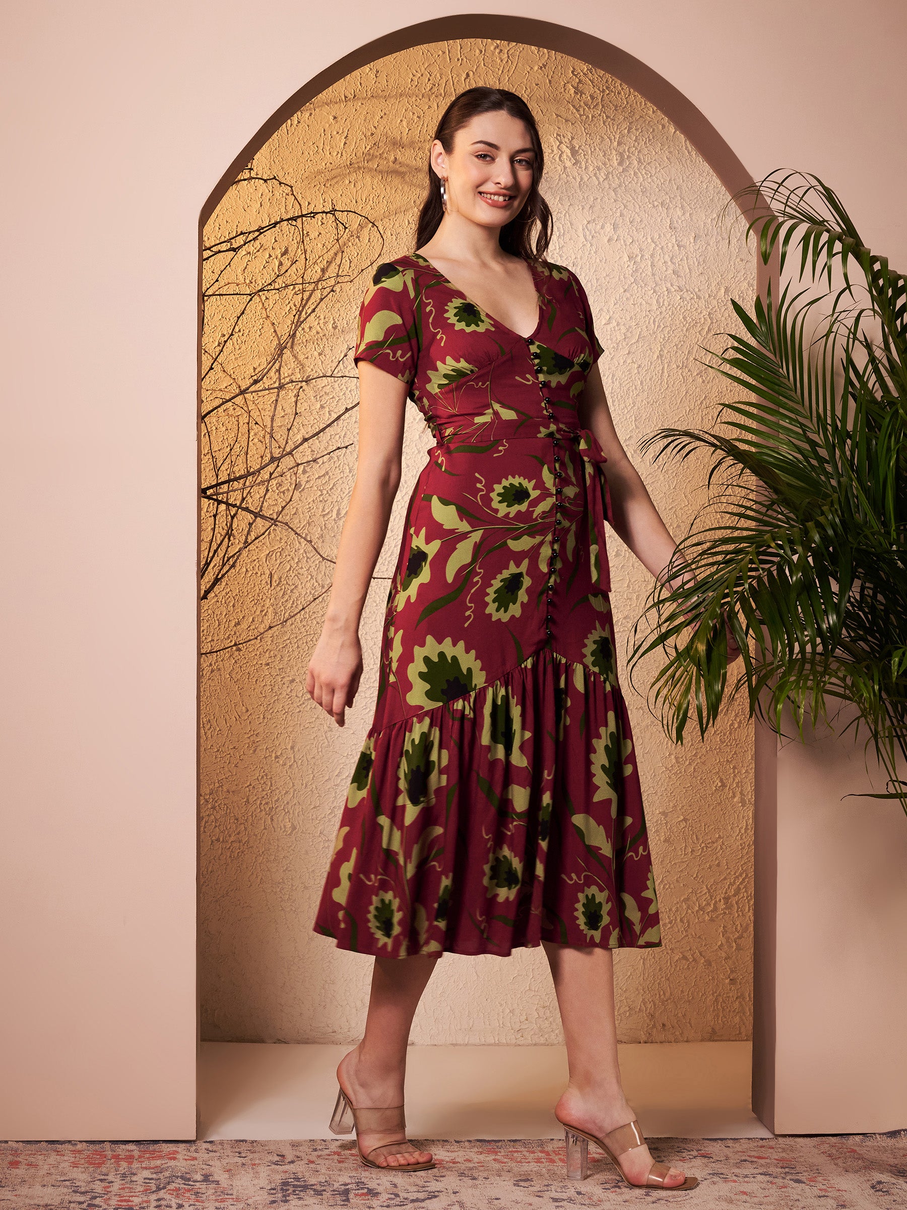 Button-Down Midi Dress