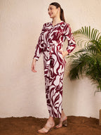 Multicolor Abstract Printed Jumpsuit