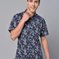 Valbone Men Printed Giza Cotton Casual Shirt