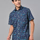 Valbone Men Printed Giza Cotton Casual Shirt