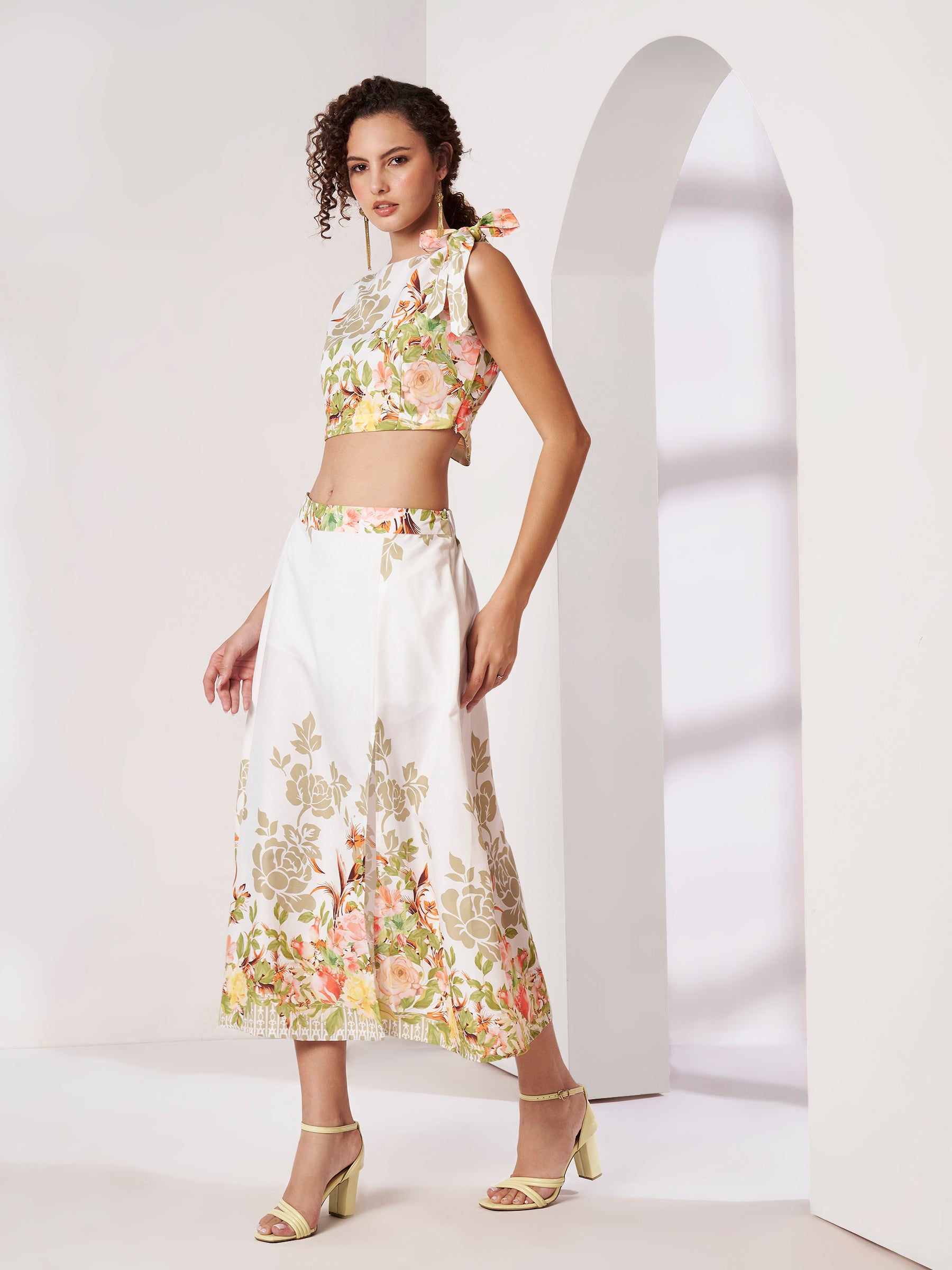 Women's Tropical Print Co-Ord Set