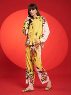 Yellow Floral Printed Co-Ord Set