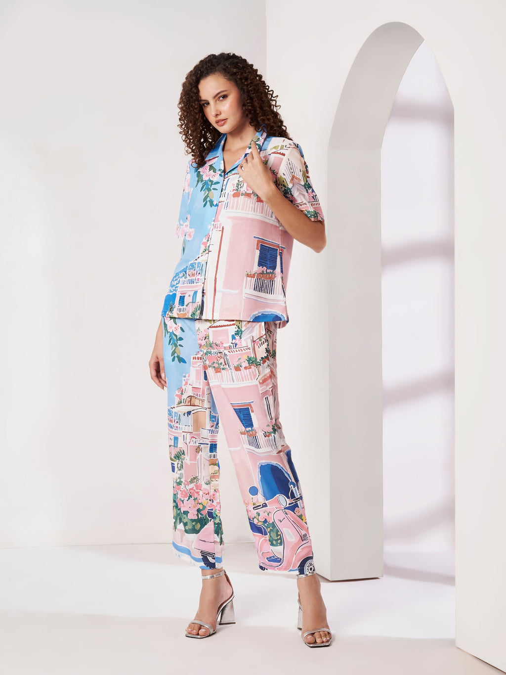 Women's Scenic Print Co-Ord Set