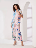 Women's Scenic Print Co-Ord Set