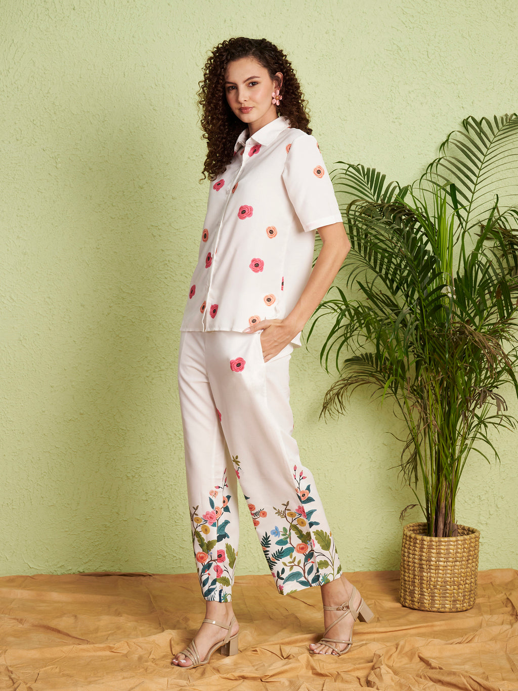 Women's Floral Print Co-Ord Set