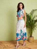 Women's Tropical Print Co-Ord Set