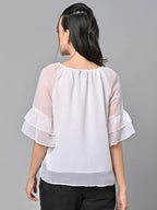 White Color Solid Top