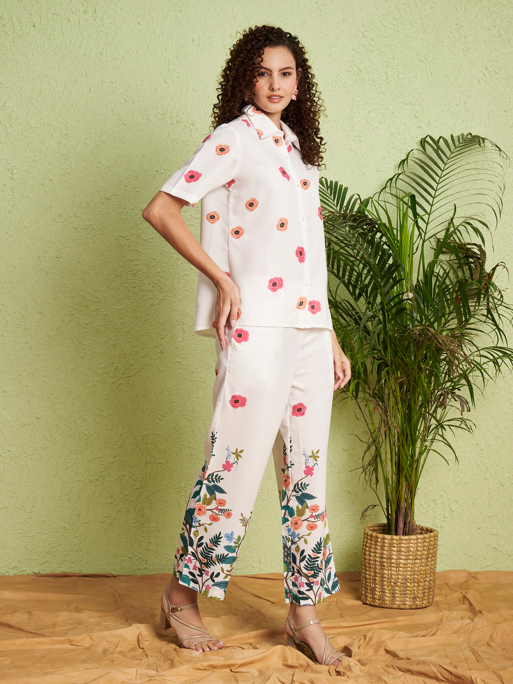 Women's Floral Print Co-Ord Set