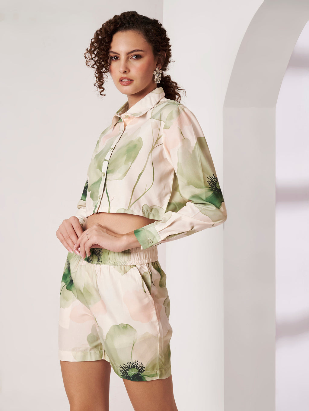 Women's Floral Print Co-Ord Set
