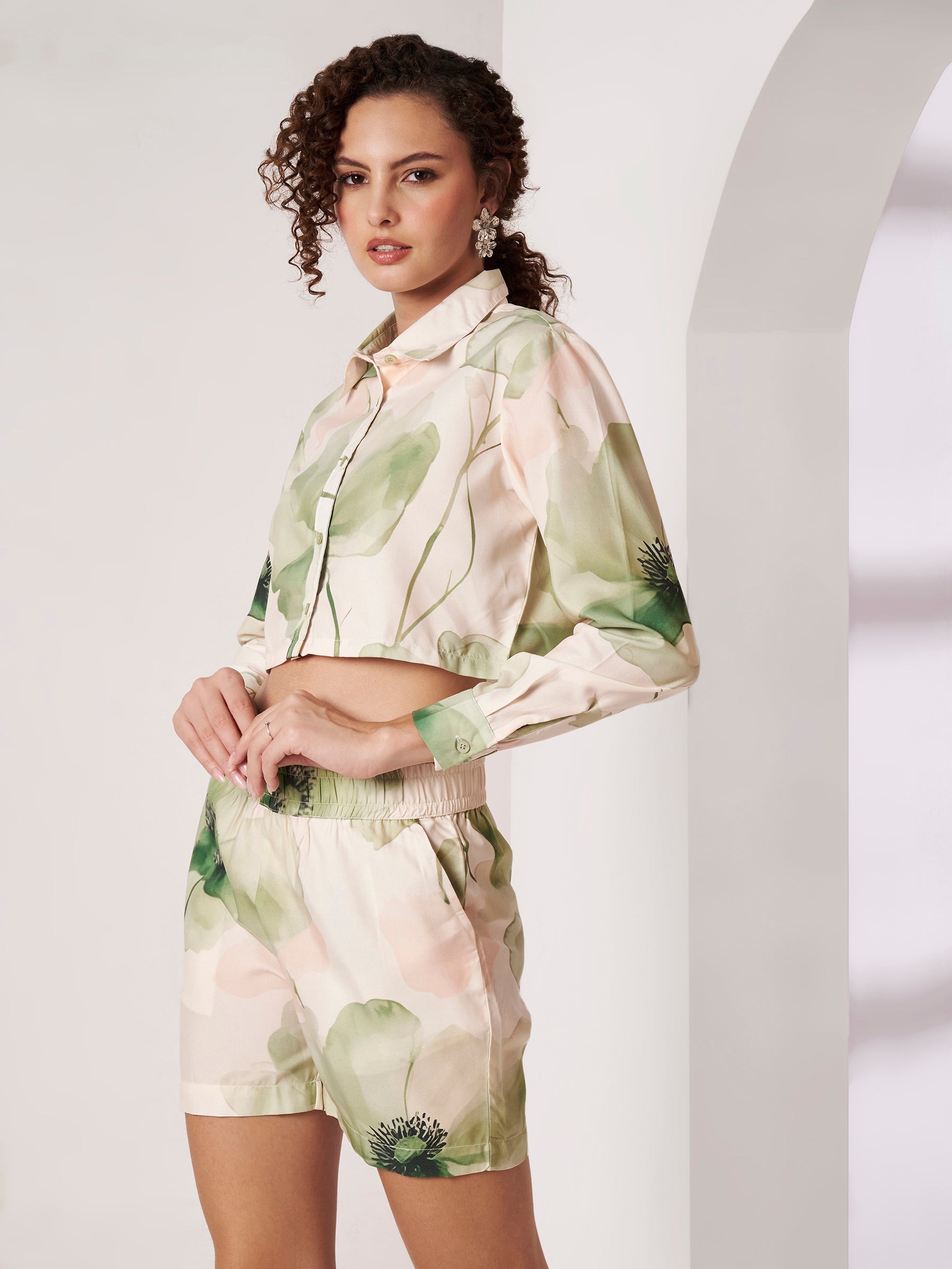 Women's Floral Print Co-Ord Set
