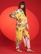 Yellow Floral Printed Co-Ord Set