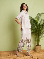 Women's Tropical Print Co-Ord Set