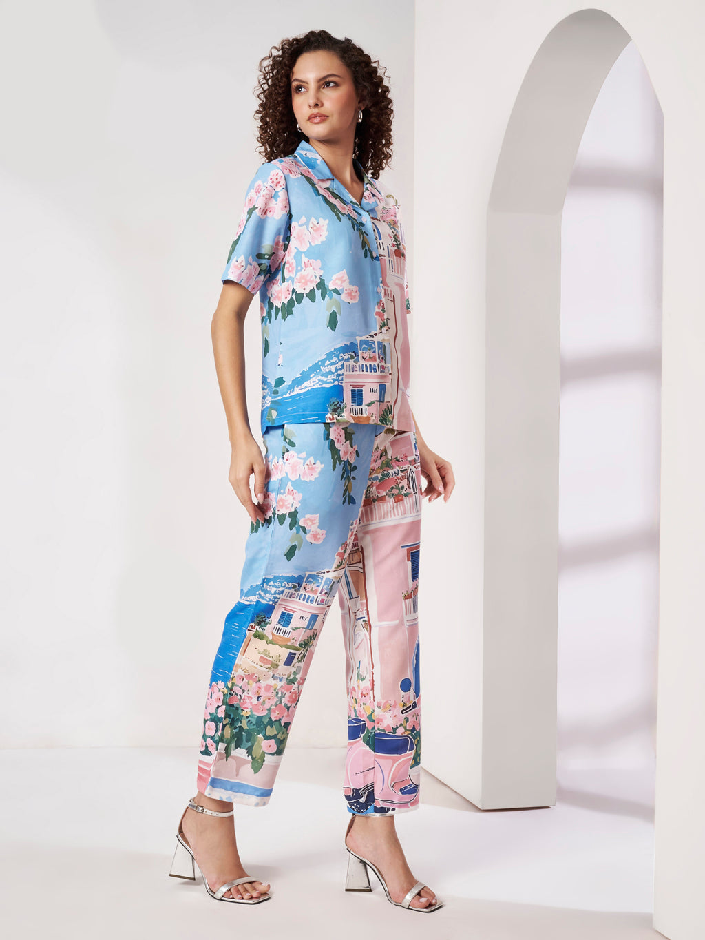Women's Scenic Print Co-Ord Set