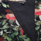 Valbone Women’s Black Georgette Floral Print Dress