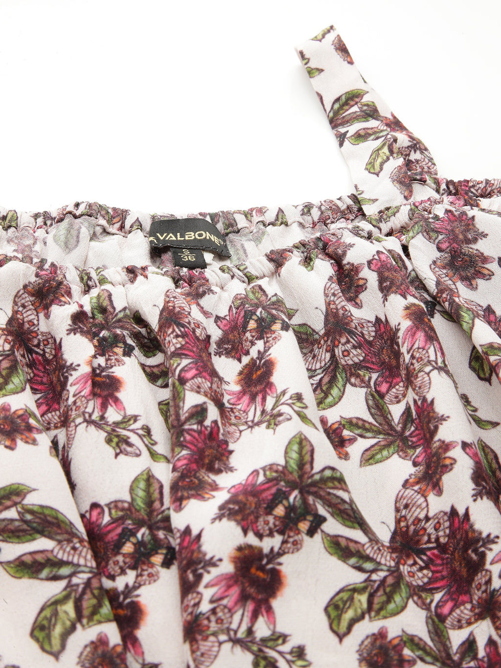 Maroon Viscose Print Dress