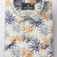 Valbone Men’s Beige Color Digital Floral Printed Regular Fit Casual Shirt Half Sleeves
