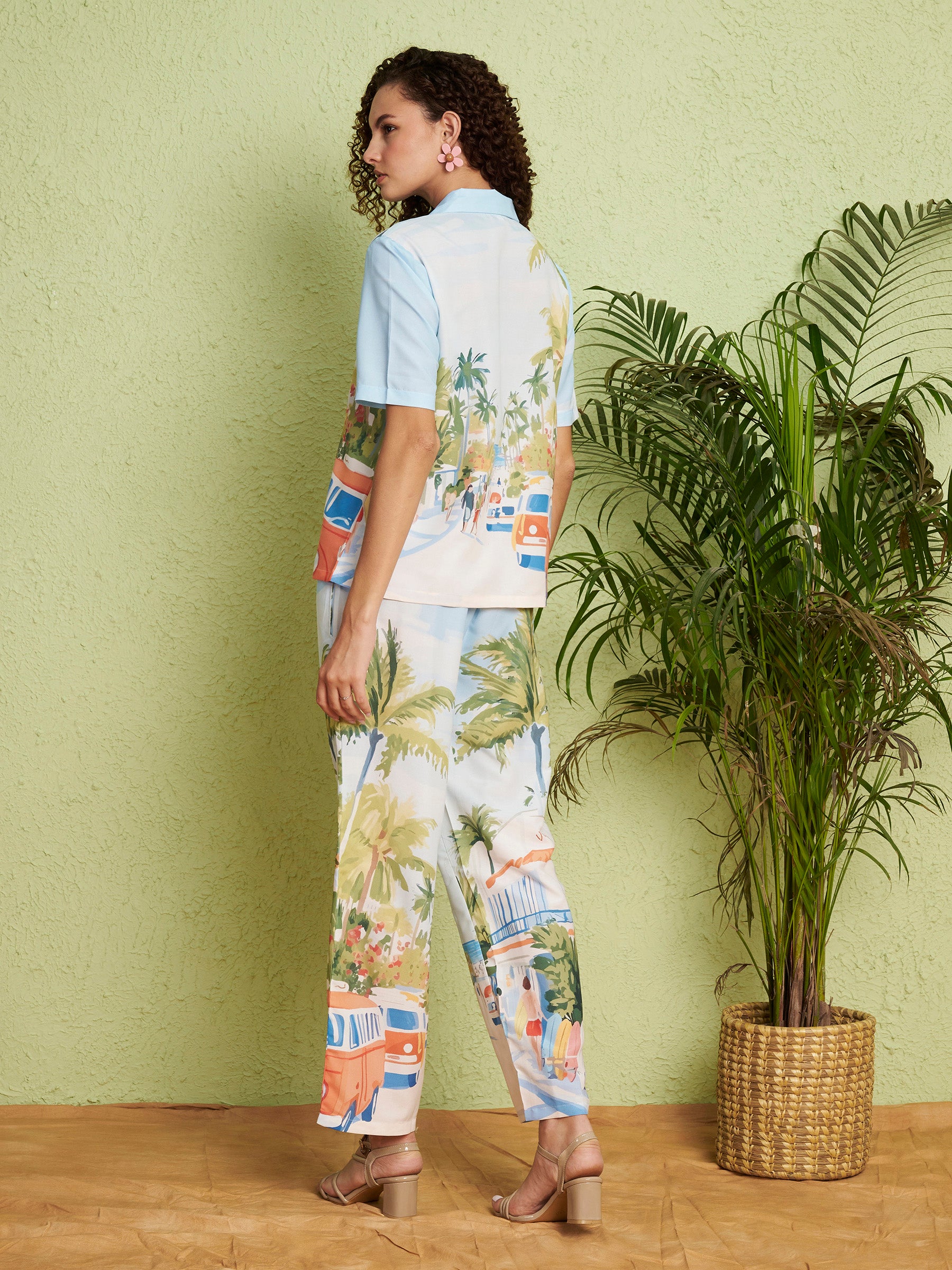 Women's Scenic Print Co-Ord Set