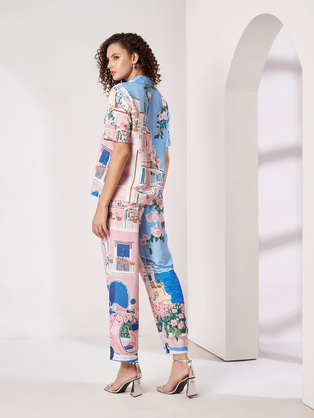 Women's Scenic Print Co-Ord Set