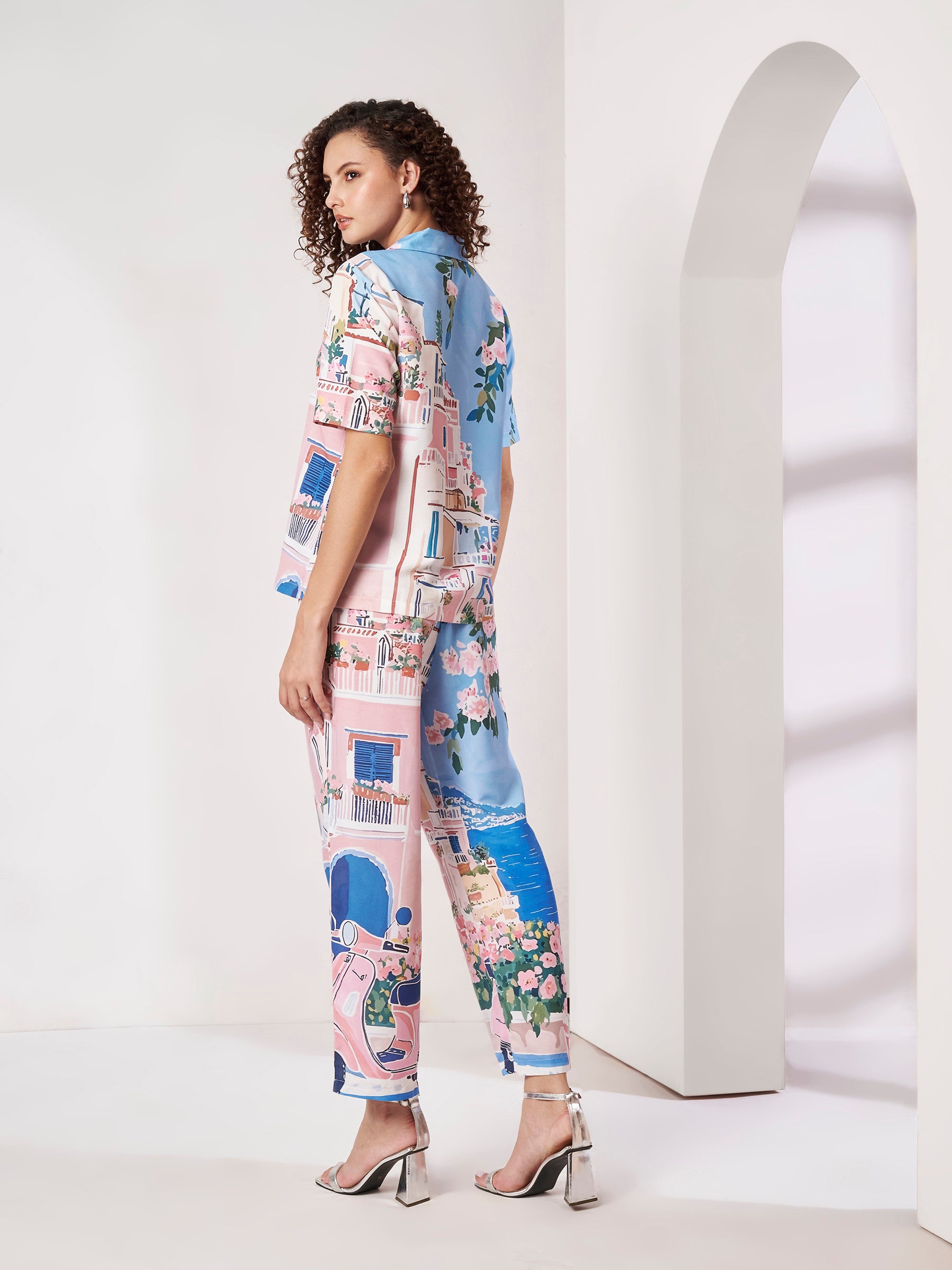 Women's Scenic Print Co-Ord Set
