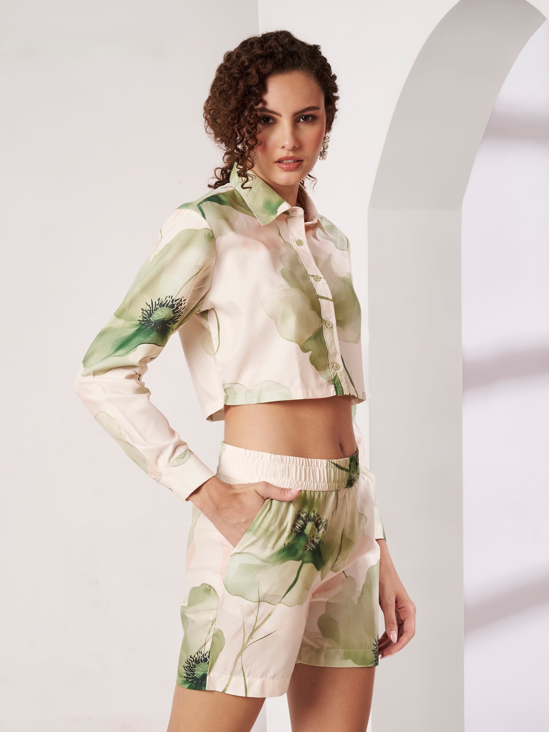 Women's Floral Print Co-Ord Set
