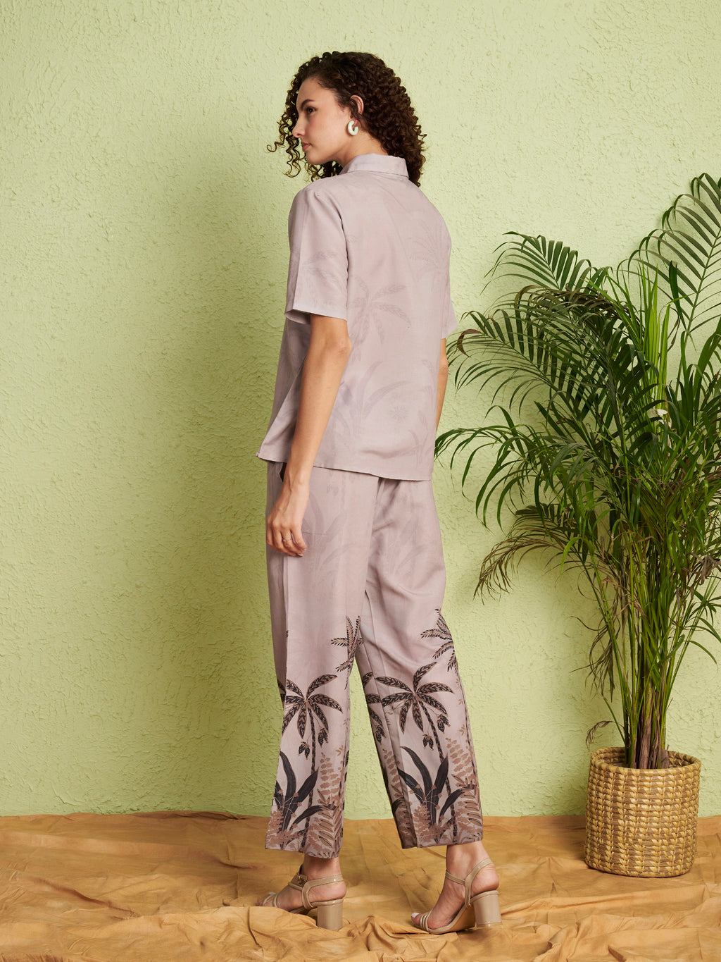 Women's Tropical Print Co-Ord Set