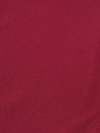 Red Georgette Solid Top