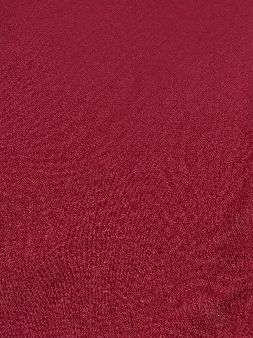 Red Georgette Solid Top