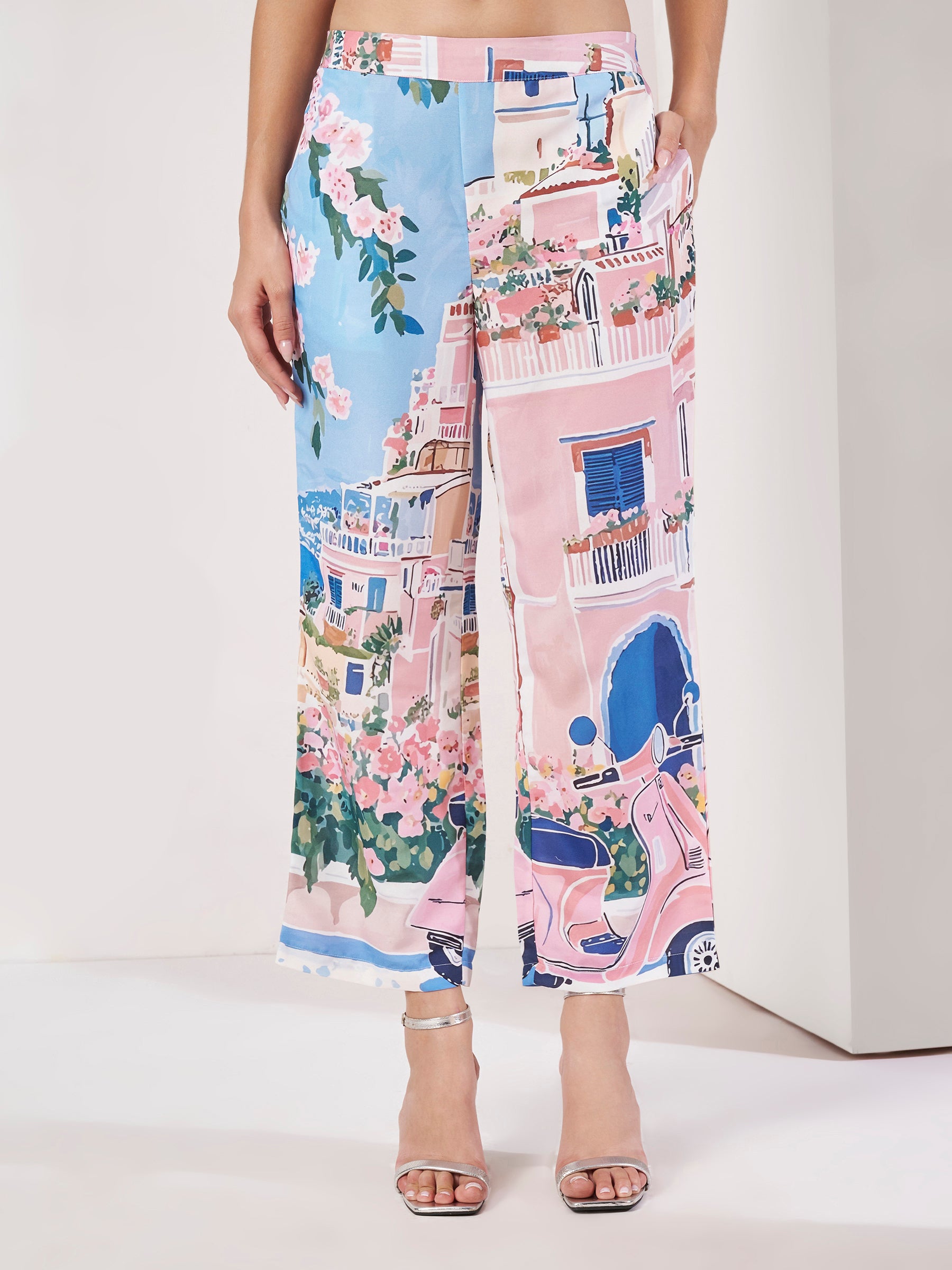 Women's Scenic Print Co-Ord Set