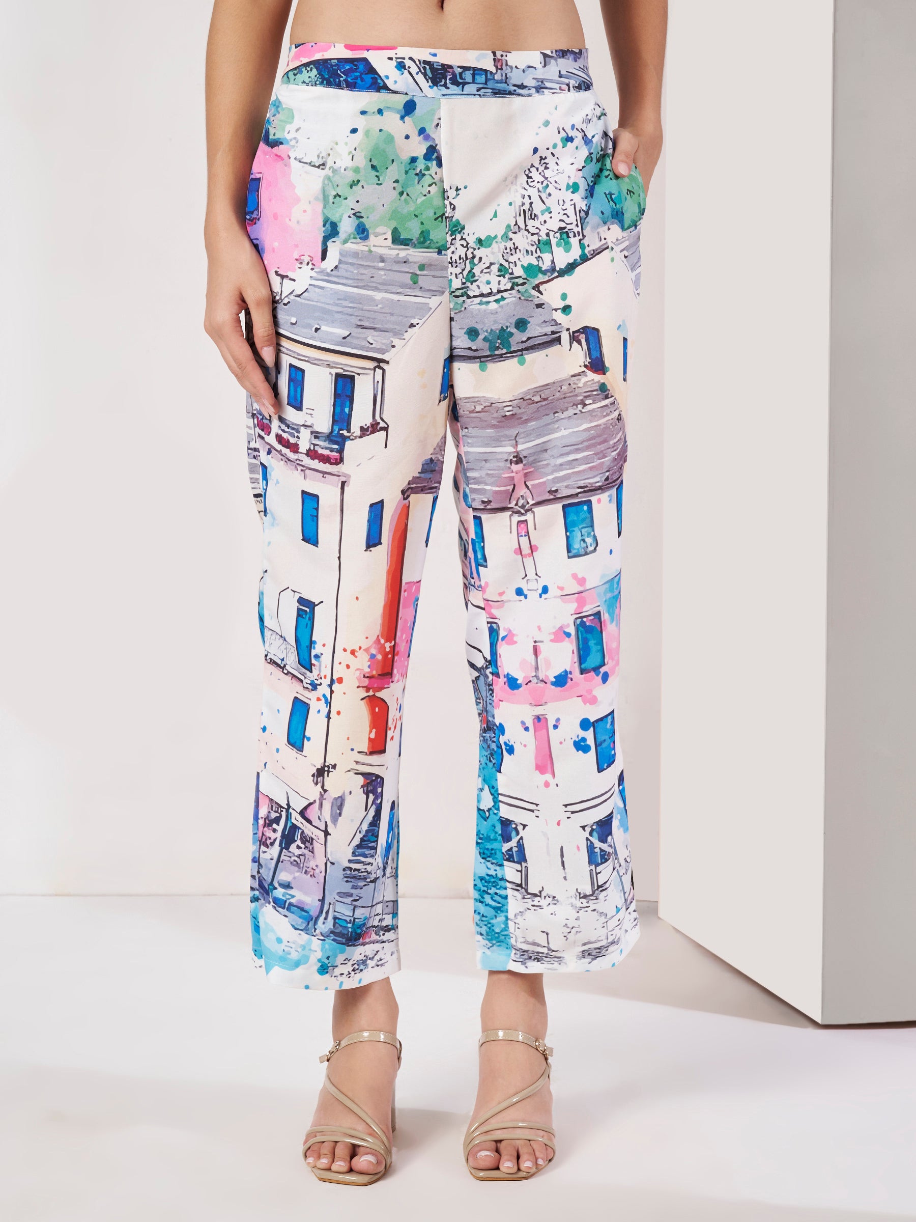Women's Scenic Print Co-Ord Set