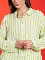 Lime Green Striped Co-Ord Set