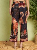 Women's Abstract Floral Print Co-Ord Set