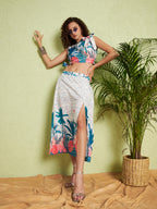 Women's Tropical Print Co-Ord Set
