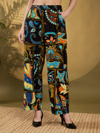 Black Bohemian Printed Co-Ord Set