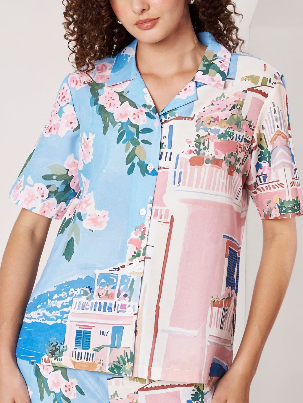 Women's Scenic Print Co-Ord Set