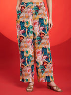 Multicolor Boho Kaftan Co-Ord Set