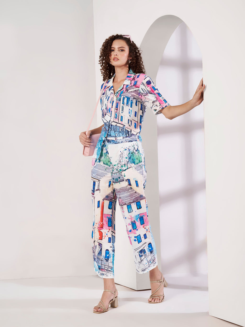 Women's Scenic Print Co-Ord Set