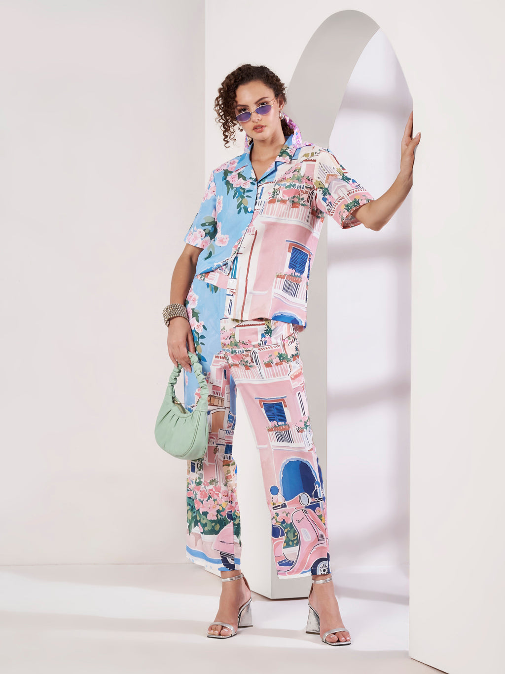 Women's Scenic Print Co-Ord Set