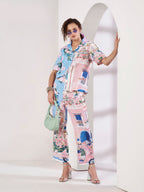 Women's Scenic Print Co-Ord Set