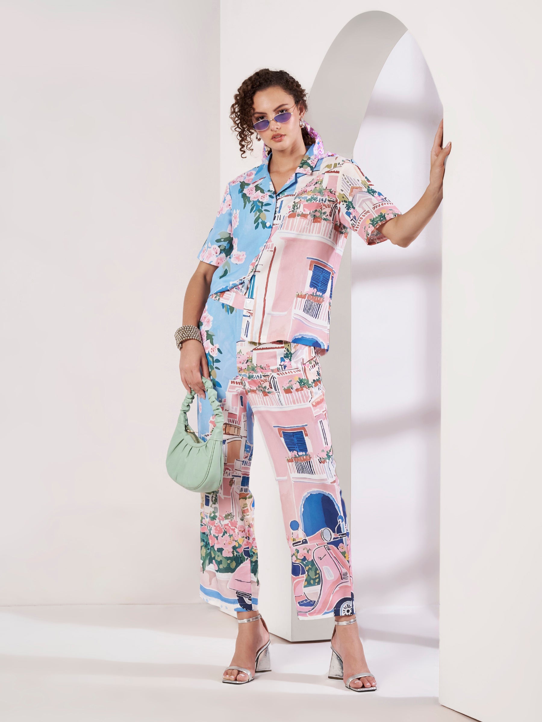 Women's Scenic Print Co-Ord Set