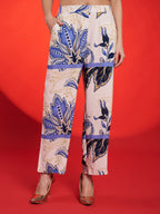 Blue Floral Printed Co-Ord Set