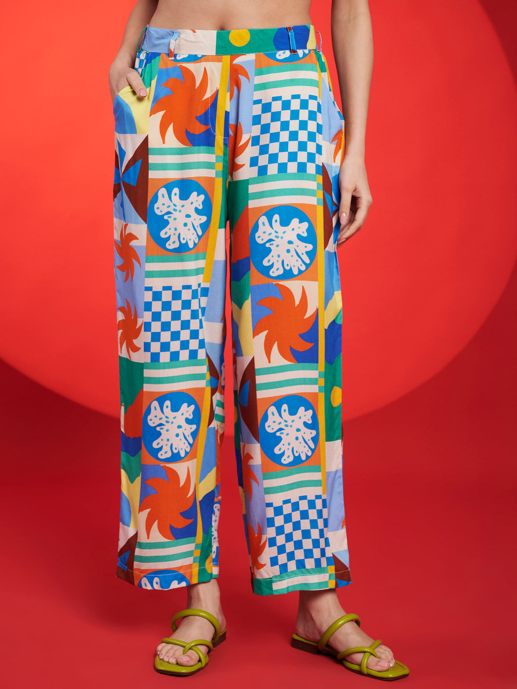 Multicolor Graphic Print Co-Ord Set