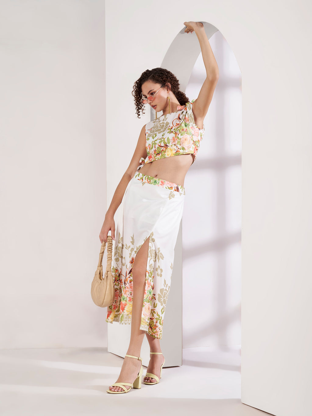 Women's Tropical Print Co-Ord Set
