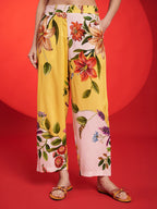 Yellow Floral Printed Co-Ord Set